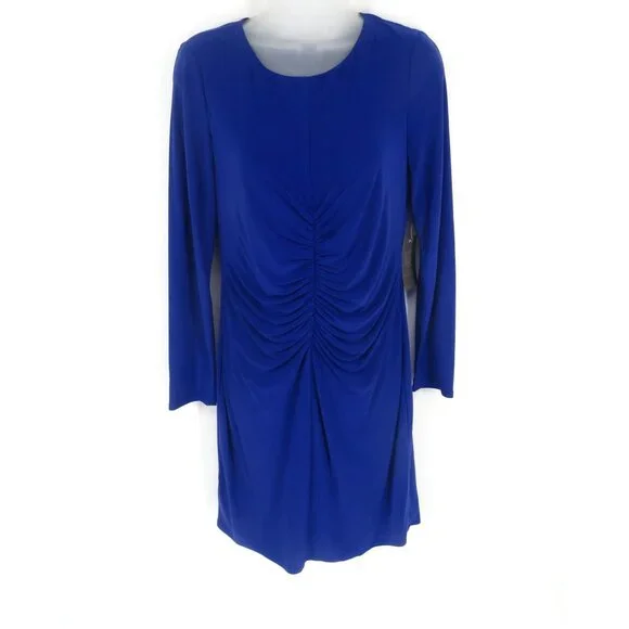 vince camuto ruched bodycon dress Vince Camuto Long Sleeve Ruched Bodycon Dress in Emerald at Nordstrom Rack, Size 10